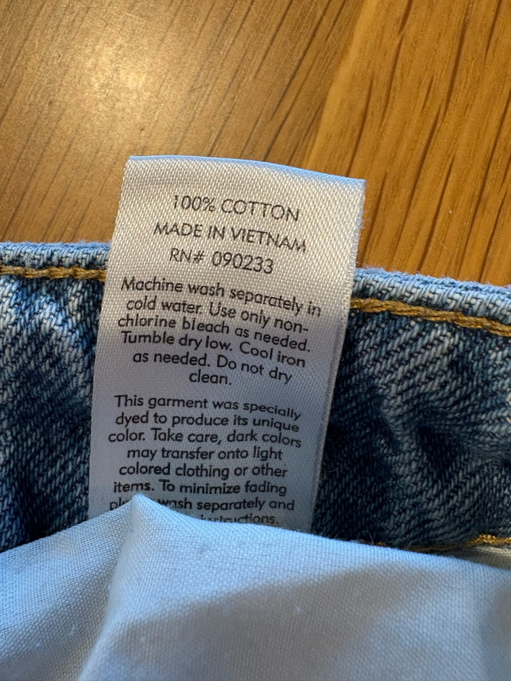 PacSun Light Blue Frayed Hem Denim Shorts - Picture 4 of 5